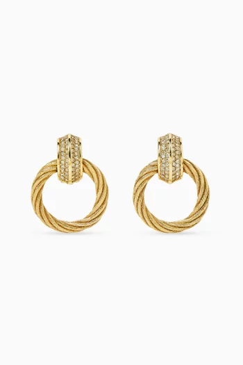 CD Circle Earrings