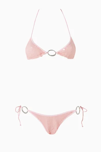 Sequins O Gem Bikini Set