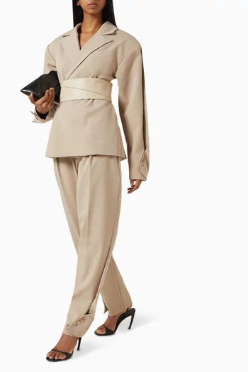 Marie Cinched Twist Blazer
