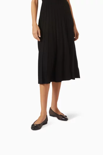 Piper Flex Signature Logo Ballet Flats in Canvas