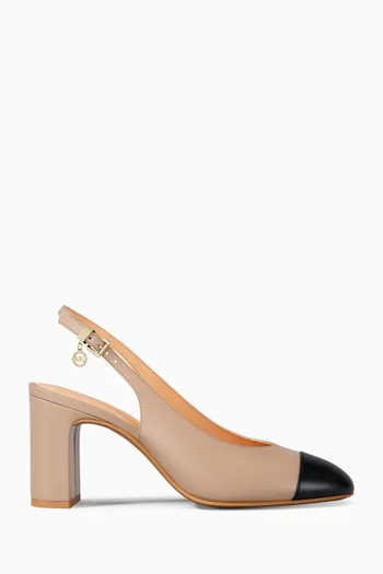 Piper Flex Slingback Pumps in Leather