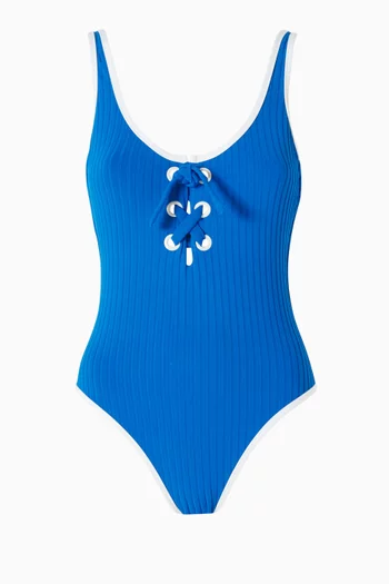 Sia One-piece Swimsuit in Luxe Rib