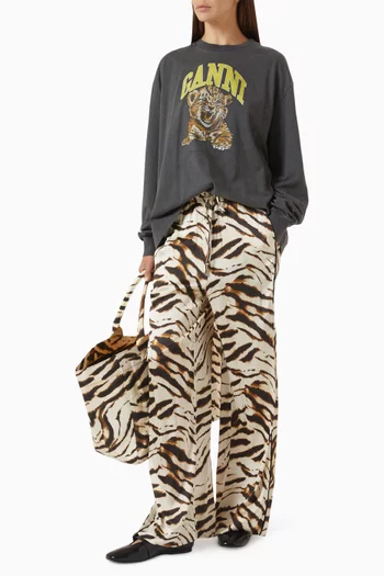 Future Tiger-print Sweatshirt in Jersey