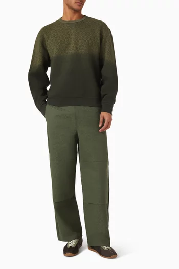 Kenzogram Jacquard Sweatshirt in Cotton