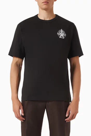 Eiffel Tower Design T-shirt in Cotton