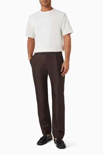 Double K Embroidered T-shirt in Cotton