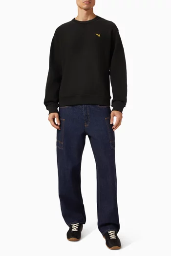 Jumping Tiger Sweatshirt in Cotton-fleece