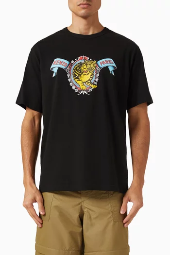 Jumping Tiger T-shirt in Jersey
