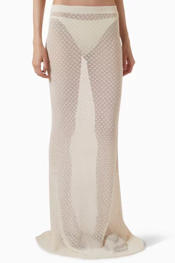 Maddy Skirt in Crochet-knit