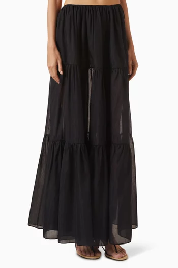June Skirt in Cotton Blend