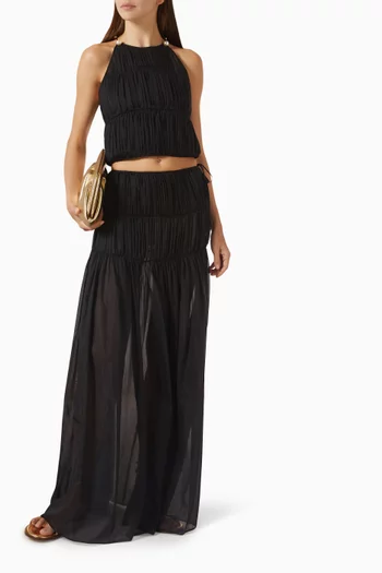 Lea Crop Top in Cotton Blend