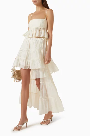 Ocean High-low Skirt