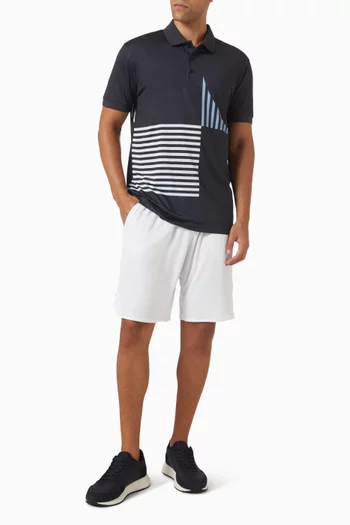 Paddy Striped Polo T-shirt in Jersey