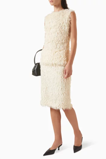 Feathered Top in Jersey