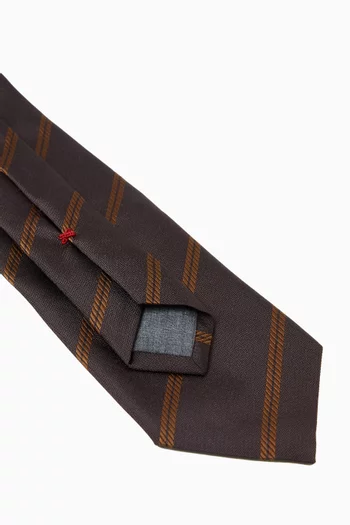 Striped Tie in Silk