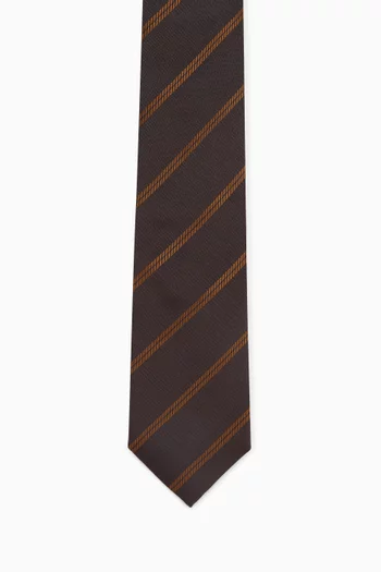 Striped Tie in Silk