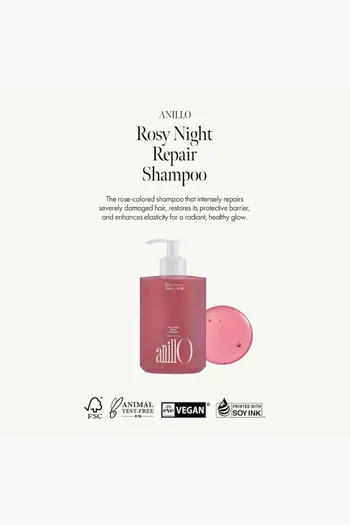 Rosy Night Repair Shampoo, 450ml