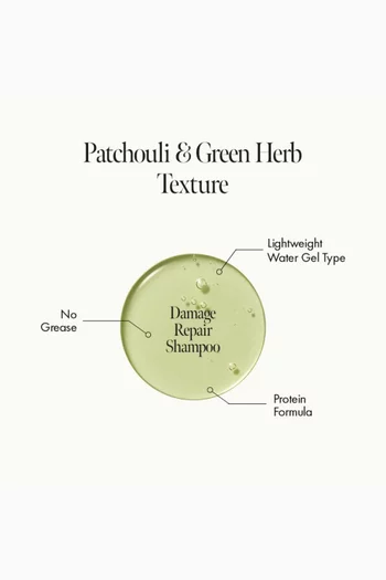 Patchouli Garden Damage Repair Shampoo, 450ml