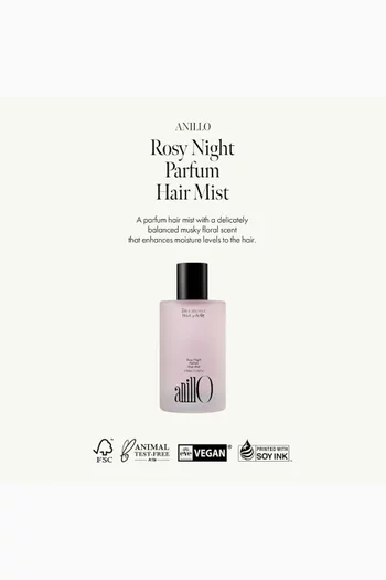 Rosy Night Parfum Hair Mist, 100ml