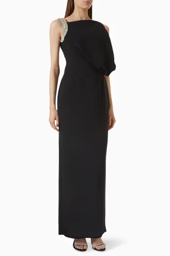 Claudelle Gown in Crepe