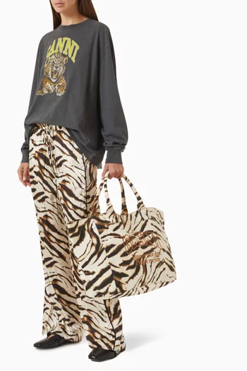 XXL Tote Bag in Cotton-canvas