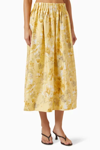 Yaslemon Skirt in Lyocell Blend