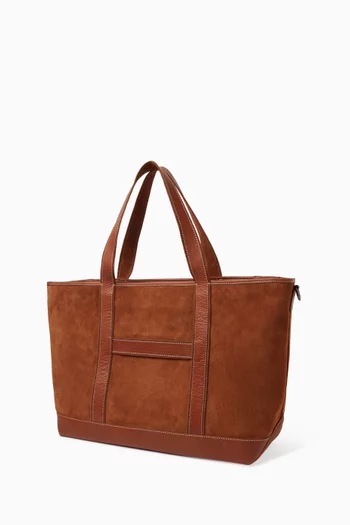 Fredo Weekender Bag in Suede