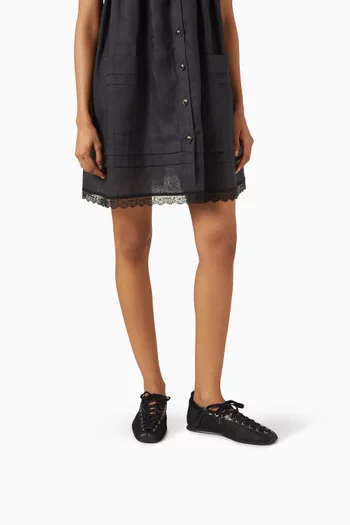 Sporty Ballet Flats in Mesh