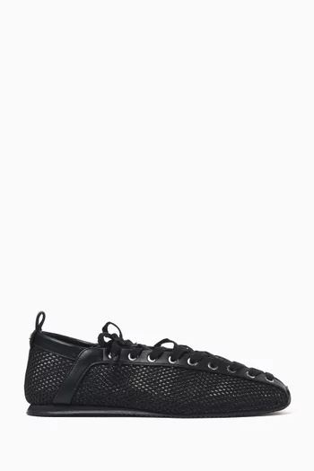 Sporty Ballet Flats in Mesh