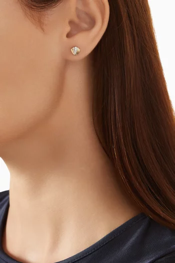 Nano Puce Coquillage Single Earring in 9kt Yellow Gold