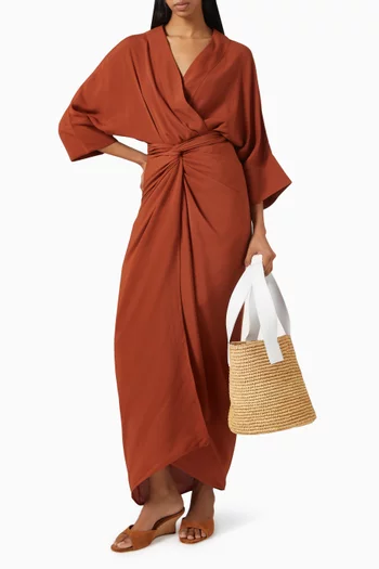 Knot Dress in Viscose