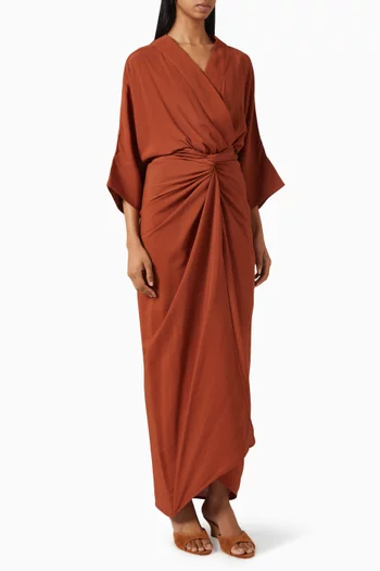Knot Dress in Viscose