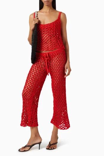 Clara Open-knit Top