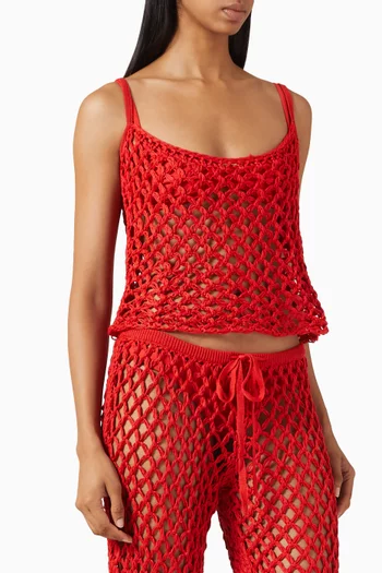 Clara Open-knit Top