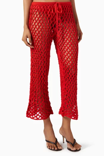 Clara Open-knit Pants