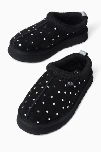 Tazz Shiny Dots Slippers in Suede