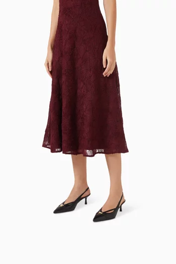 Bold Heart 55 Slingback Pumps in Faux Leather