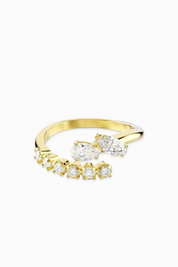 Mesmera Open Ring in 18kt Gold-plated Metal