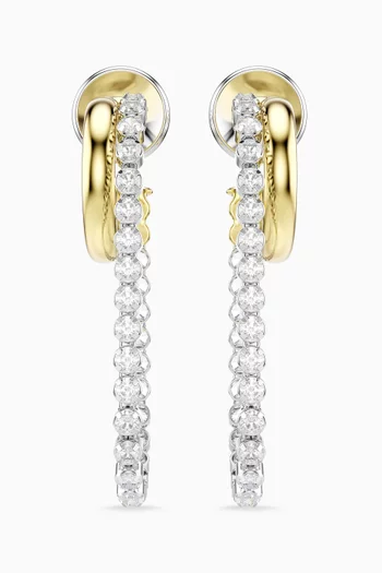 Hyperbola Earrings in Mixed Metal