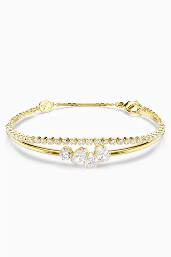 Mesmera Double Bracelet in 18kt Gold-plated Metal