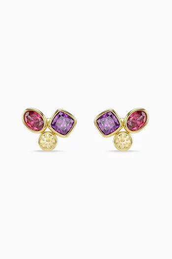 Imber Stud Earrings in 18kt Gold-plated Metal