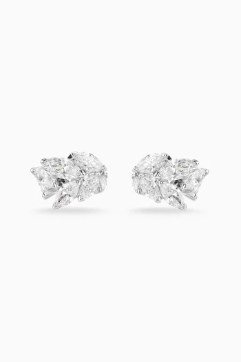 Mesmera Ear Cuffs in Rhodium-plated Metal, Set of 2