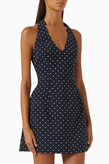Volume-skirt Mini Dress