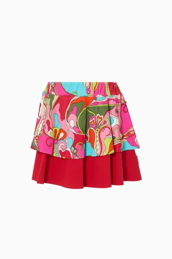 Layered Skirt in Jersey