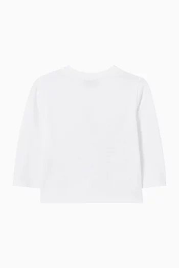 Logo Patch T-Shirt in Cotton
