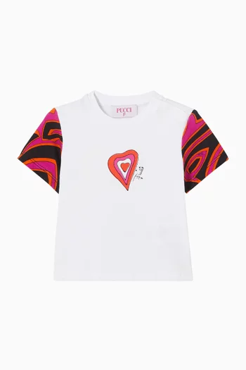 Heart Print T-Shirt