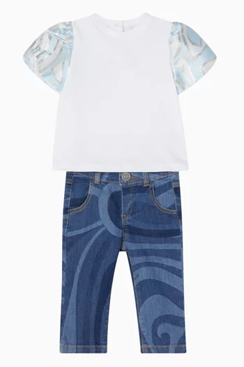 Printed Sleeve T-shirt