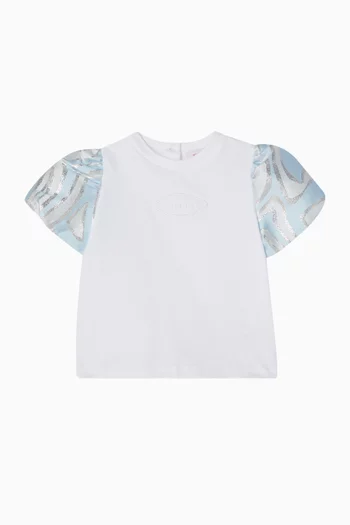 Printed Sleeve T-shirt