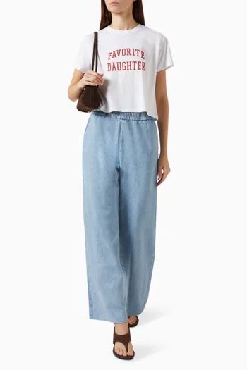 Crop Collegiate T-shirt