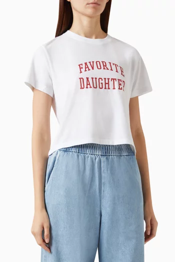Crop Collegiate T-shirt